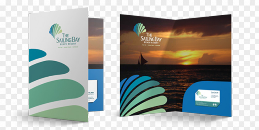 Beach Presentation Folder Graphic Design PNG