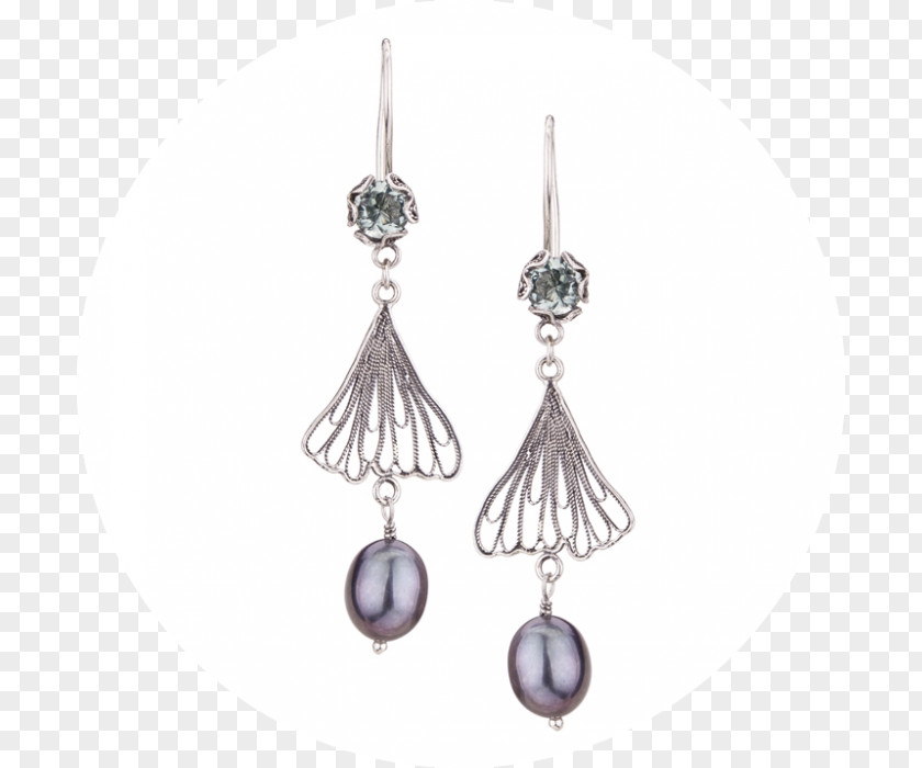 Jewellery Pearl Earring Amethyst Purple PNG
