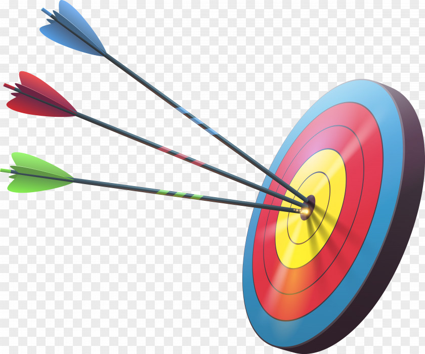 Target Bullseye Design Vector Material Hong Kong Archery Arrow PNG