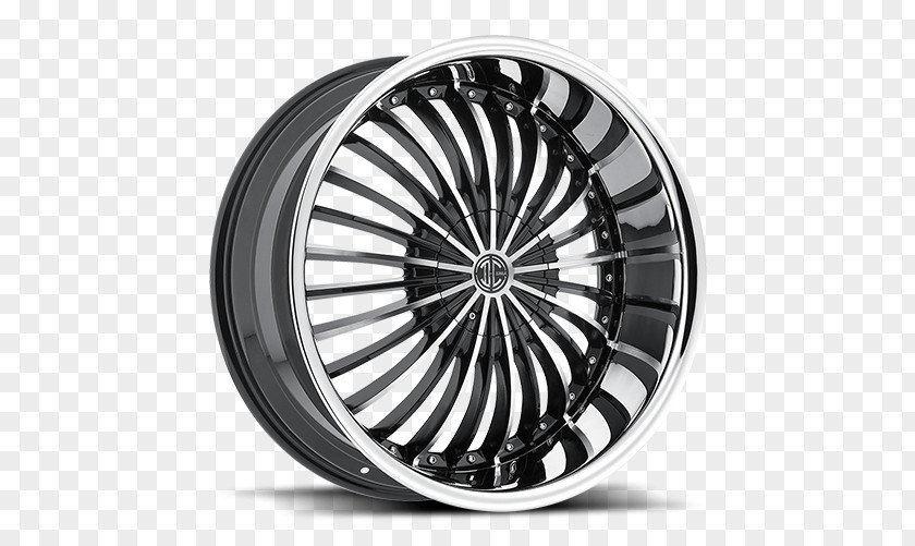 Car Wheel Tire Rim Spoke PNG