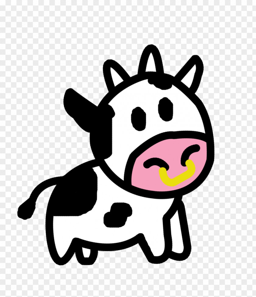 Cute Cartoon Cows Cattle Drawing Clip Art PNG