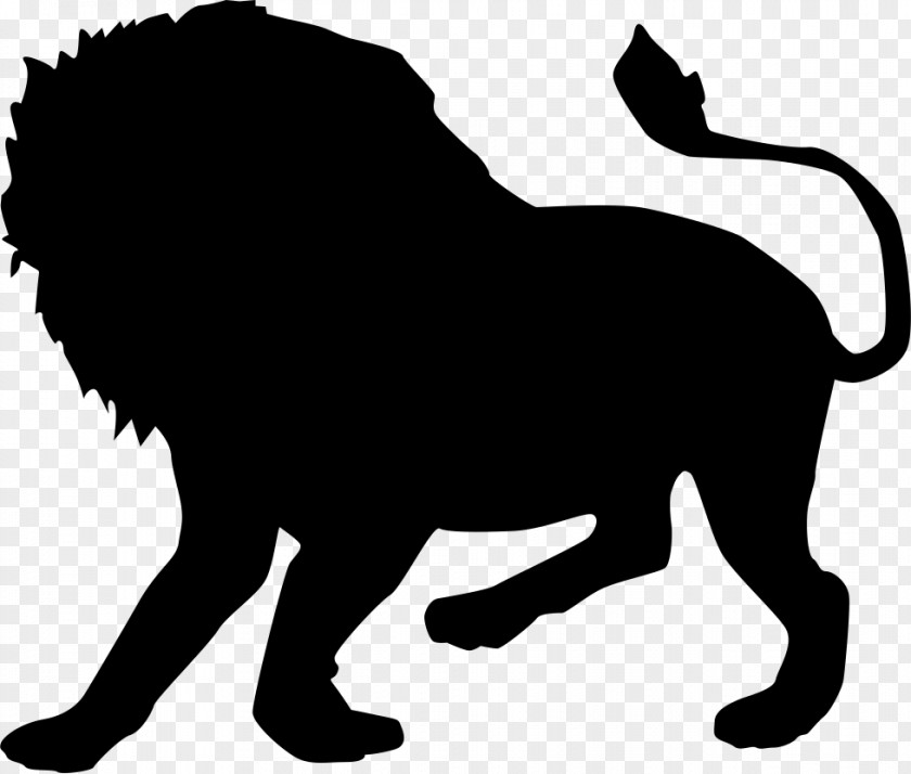Lion Cat Pug Silhouette PNG