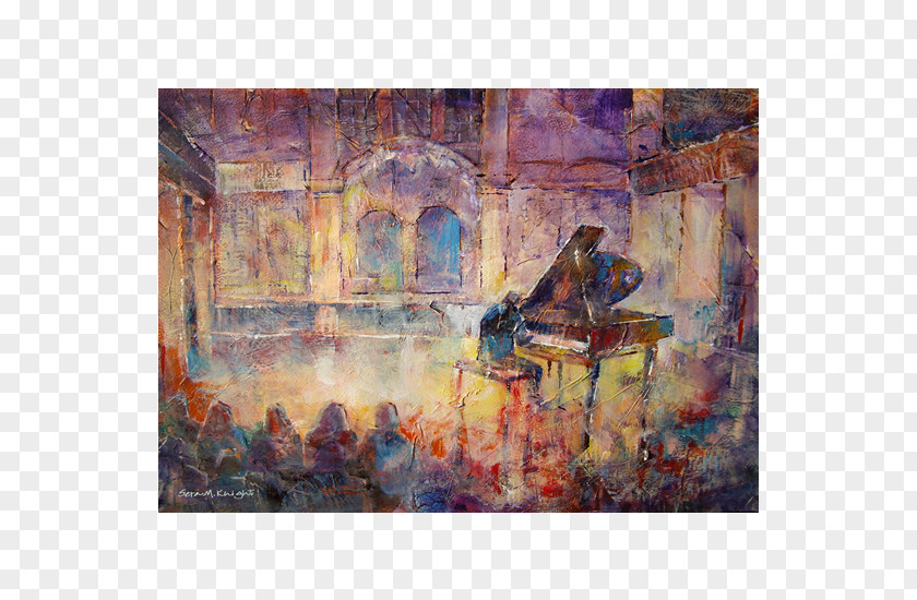 Piano Watercolor Painting Recital Pianist PNG