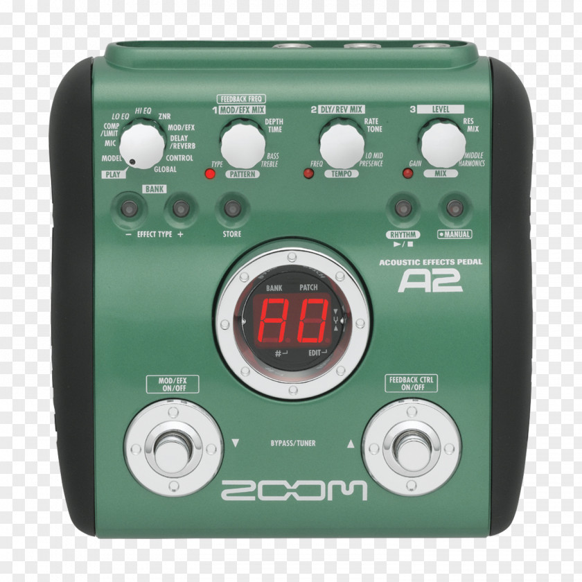 Acoustic Guitar Effects Processors & Pedals Zoom Corporation Electric Distortion PNG