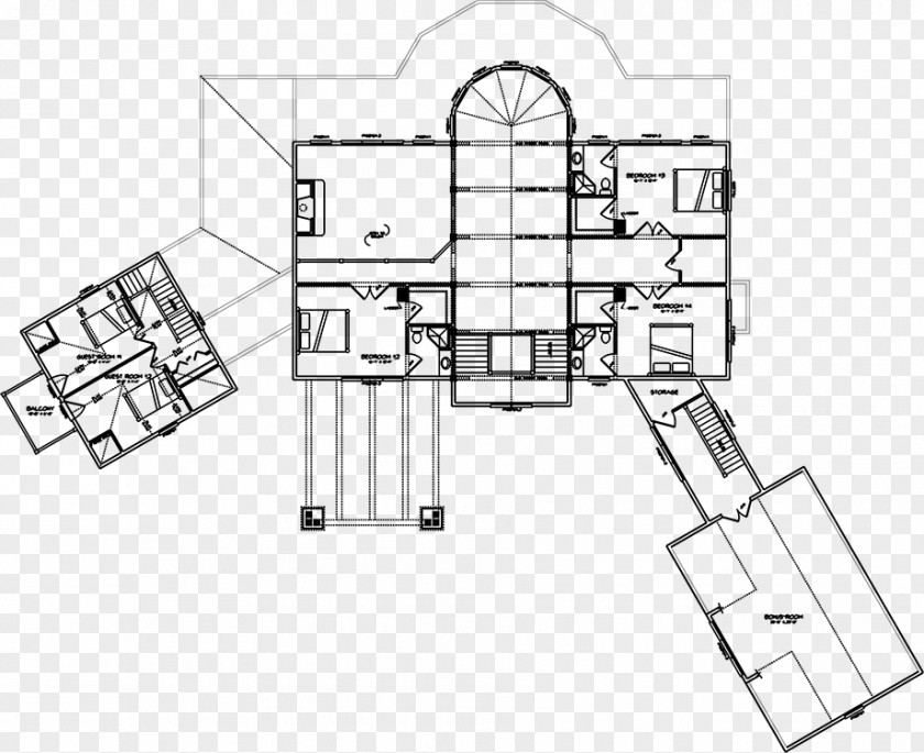 Drying Frame Floor Plan Technical Drawing PNG