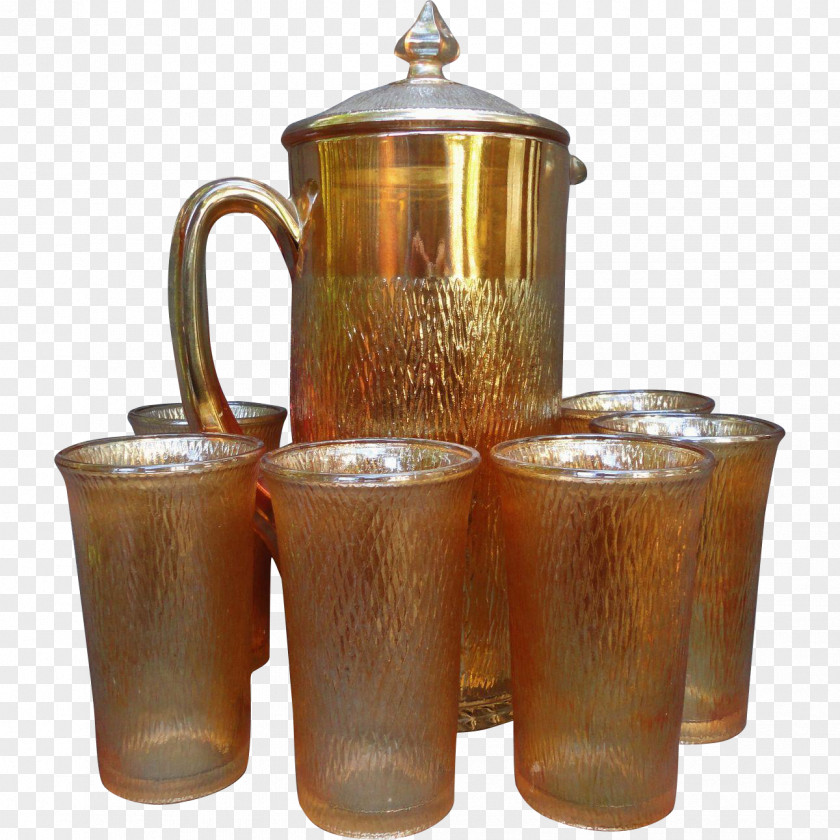 Marigold Carboy Glass Jug Tableware Jar PNG