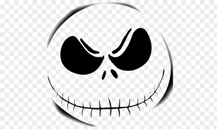 Pumpkin Jack-o'-lantern Jack Skellington Carving Stencil PNG