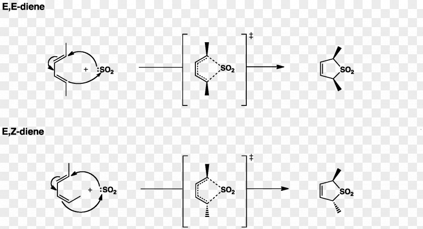 Sulfur Dioxide Cheletropic Reaction Diels–Alder Stereospecificity PNG