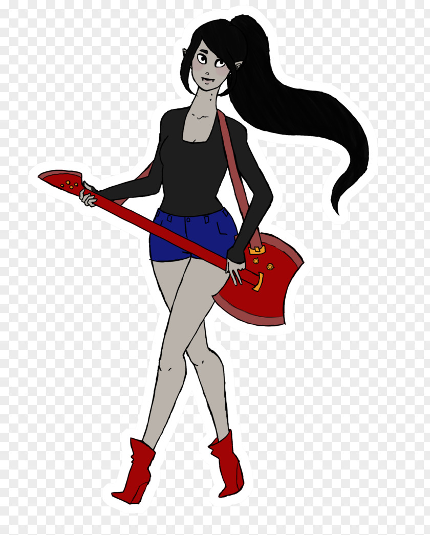 Axe Marceline The Vampire Queen Bass Drawing PNG