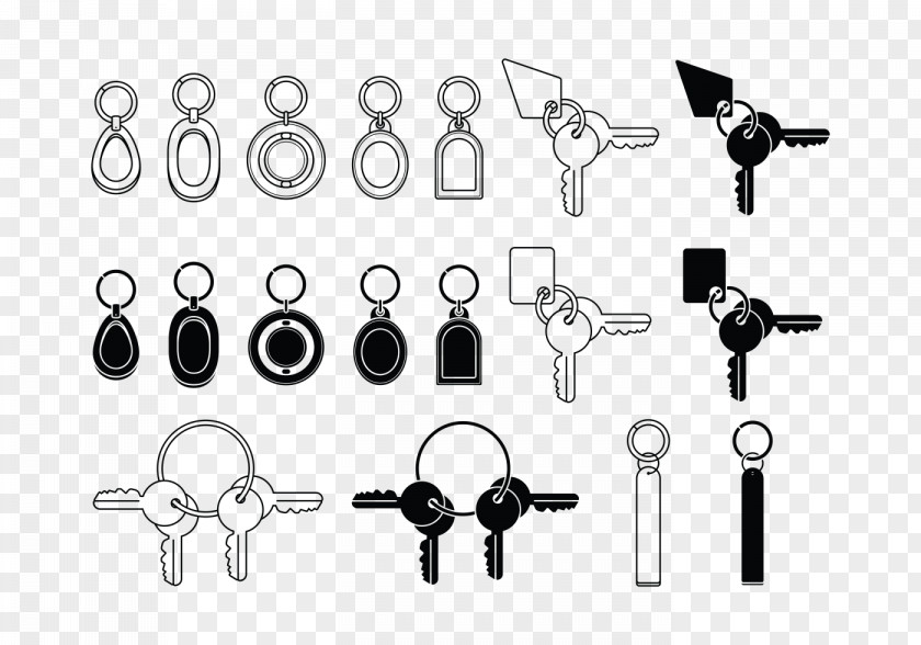 Chain Vector Key Chains PNG
