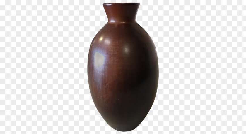 Decorative Vase Ceramic Pottery Urn Brown PNG