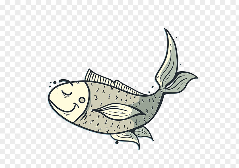 Fish Doodle Drawing Line Art Cartoon Clip PNG
