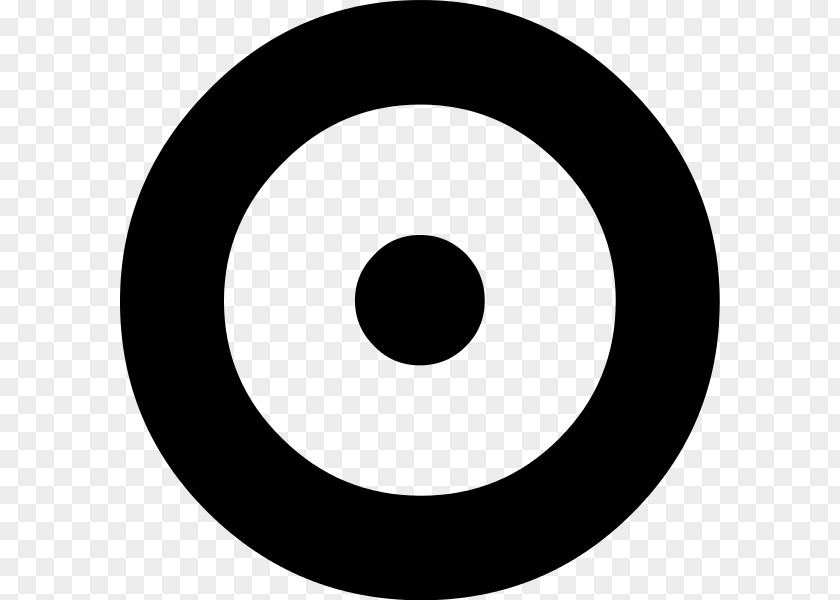 Phonetic Symbol Bullseye Shooting Target Archery Clip Art PNG
