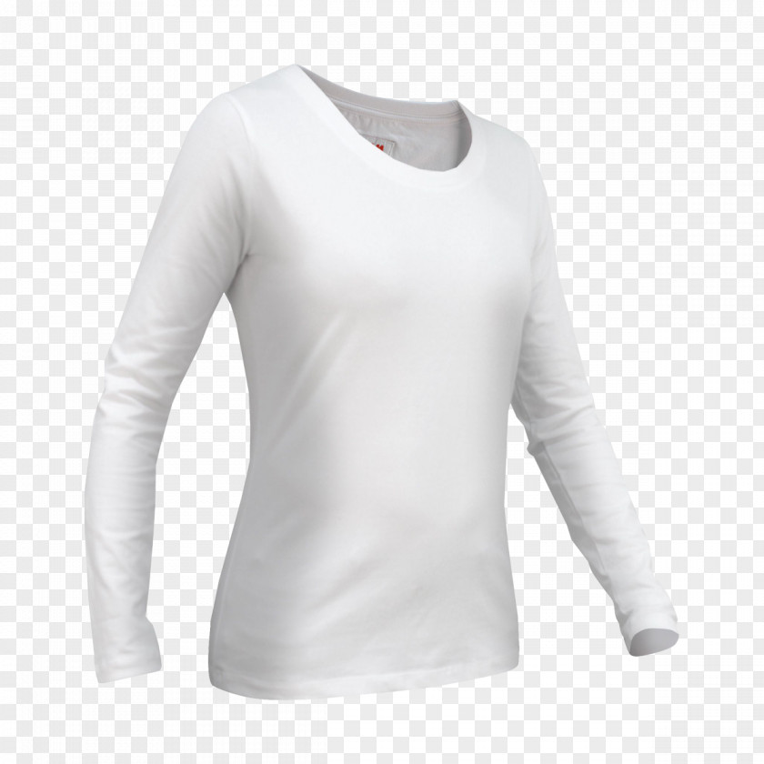 T-shirt Long-sleeved White Undershirt PNG