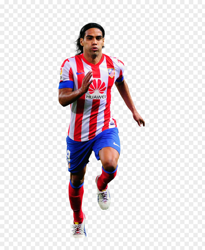 T-shirt Radamel Falcao Team Sport Atlético Madrid PNG