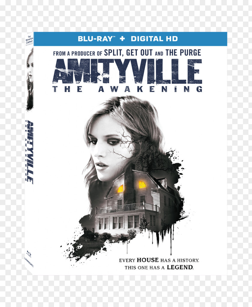 ALICIA VIKANDER Amityville: The Awakening Blu-ray Disc Amityville Horror Poster DVD PNG