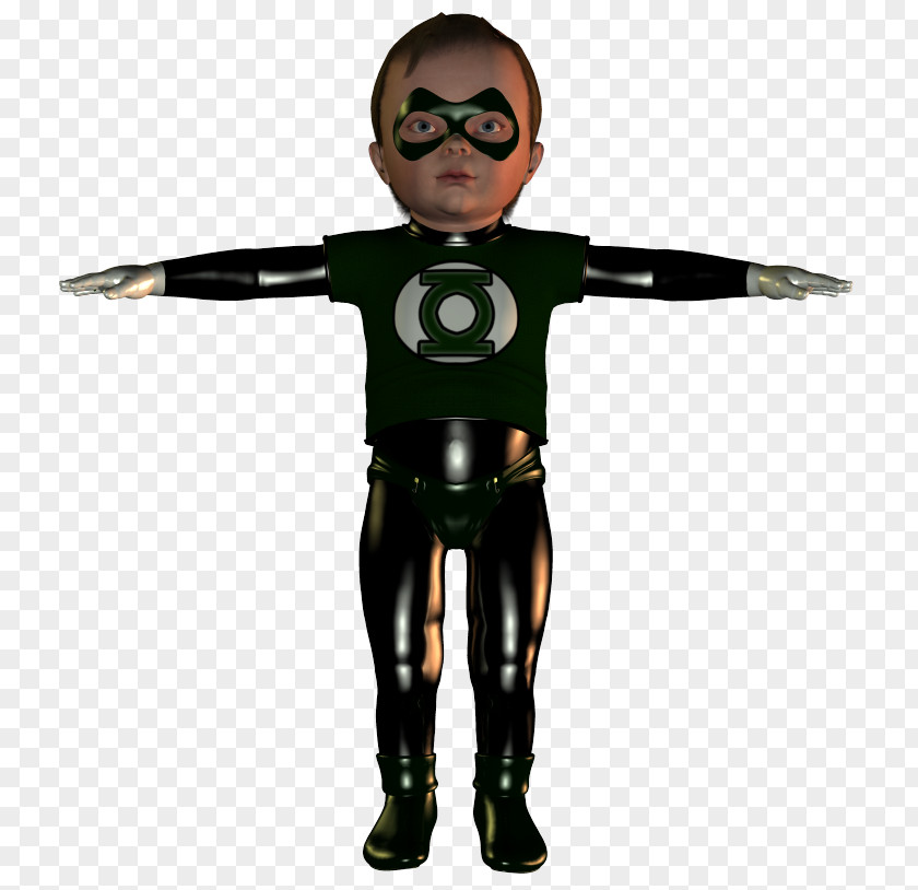 Hal Jordan Superhero Costume PNG