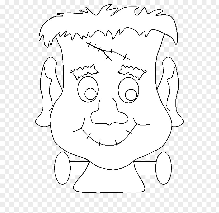 Halloween Frankenstein's Monster Coloring Book Child PNG