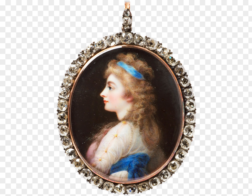 Painting Georgiana Cavendish, Duchess Of Devonshire Artist's Family Portrait Miniature The PNG