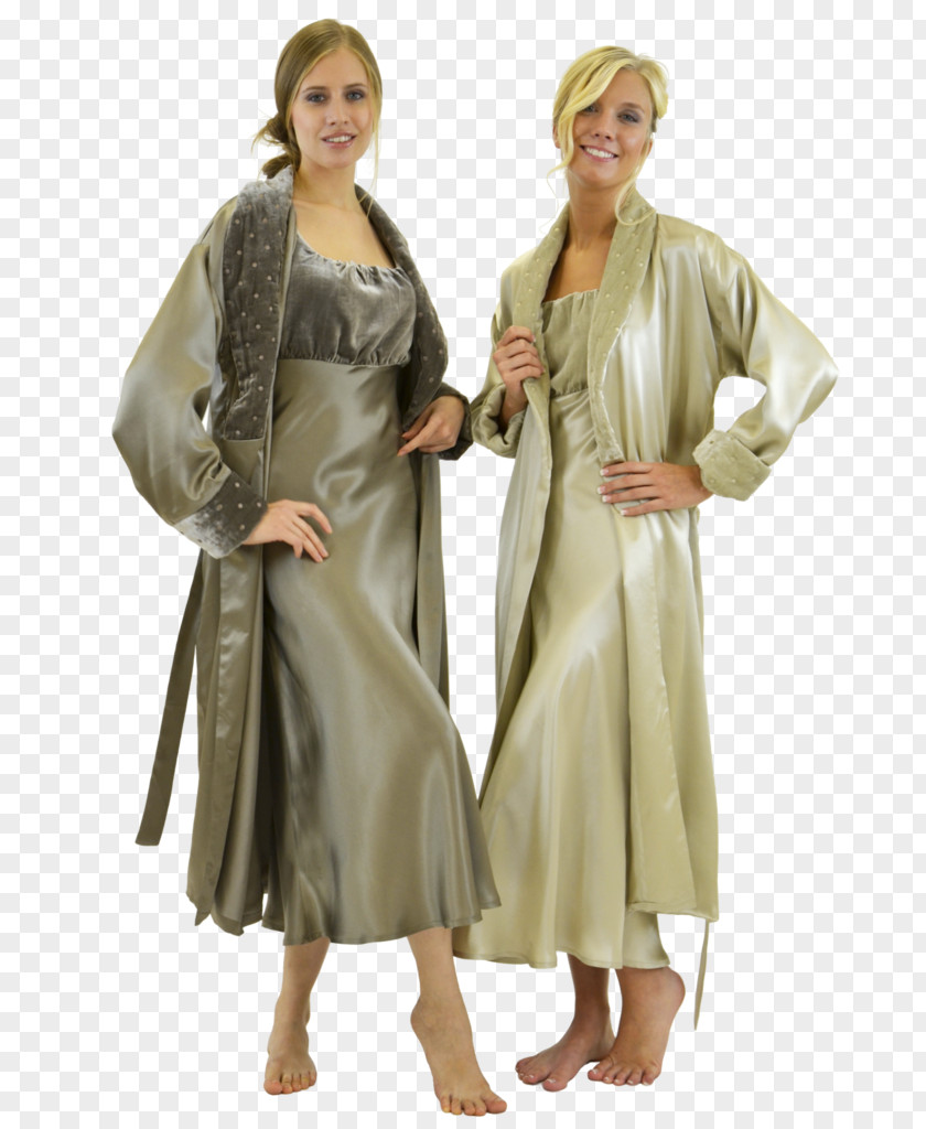 Silk Robe Evening Gown Dress PNG