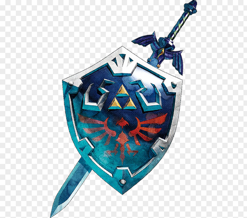 Sword And Shield The Legend Of Zelda: Skyward Ocarina Time Twilight Princess Hyrule Warriors Link PNG