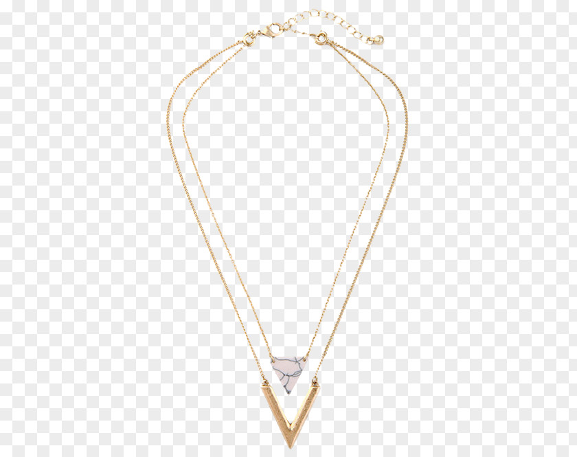 Triangle Diamond Necklace Charms & Pendants Body Jewellery Chain PNG