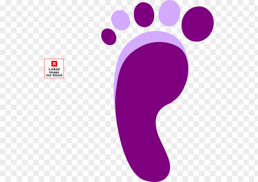 Footprint Violet Purple Clip Art PNG