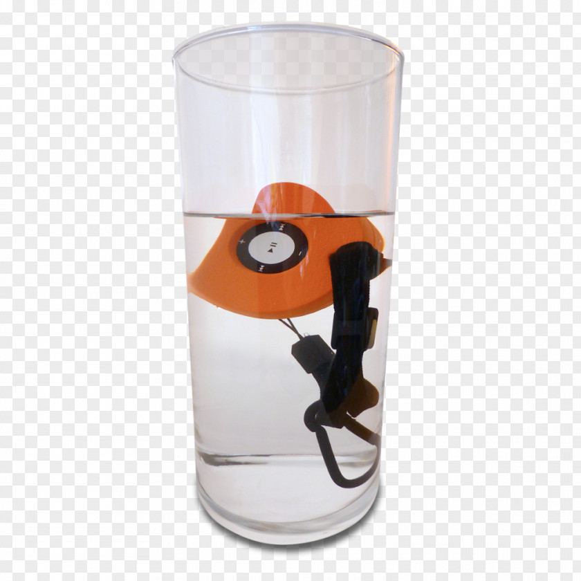 Stereo Glass Open Water Pint Mug PNG