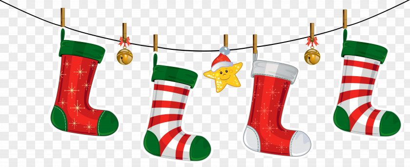 Lottery Spanish Christmas Stockings Clip Art PNG