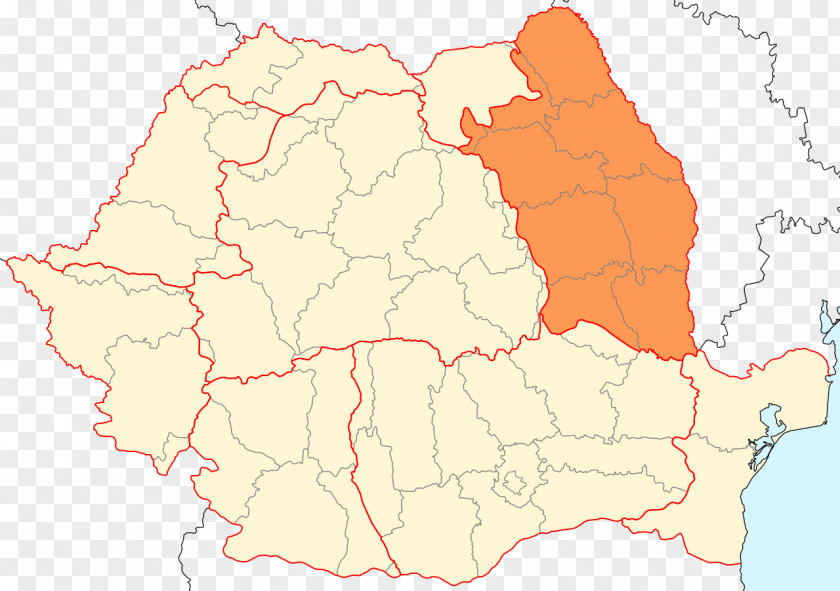 Map Western Moldavia Romania Moldova PNG