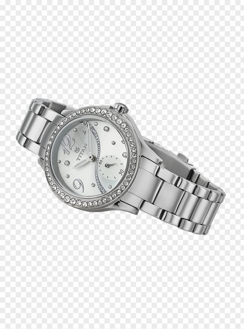 Women Watch Strap Silver PNG