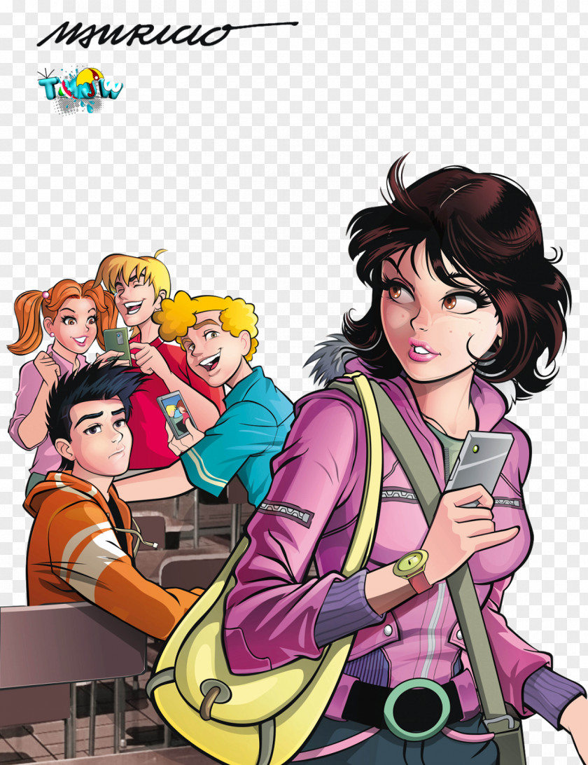 CAPA Monica Teen Comics Monica's Gang Comic Book PNG