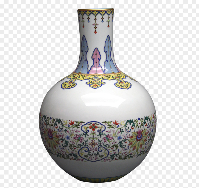 Exquisite Vase Porcelain Graphic Design PNG