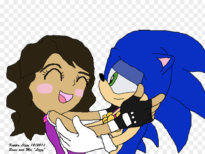 Mario And Sonic Kissing & At The Olympic Games Hedgehog Rosalina Amy Rose Mii PNG