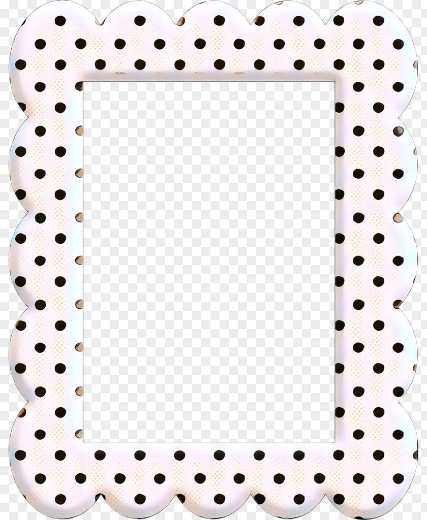 Rectangle Picture Frame Polka Dot PNG