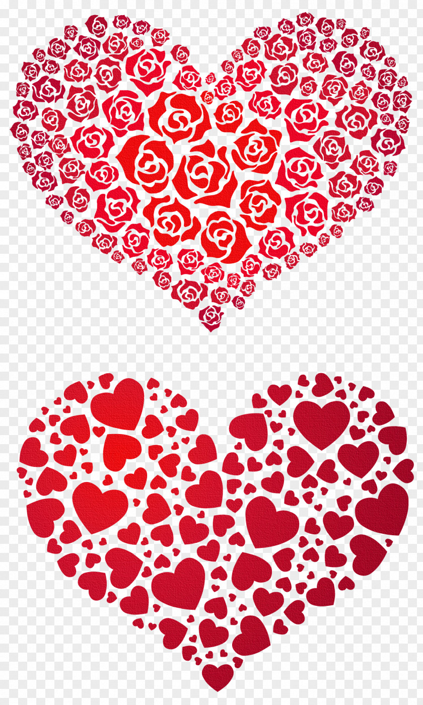 Valentine Hearts Valentine's Day Heart Clip Art PNG