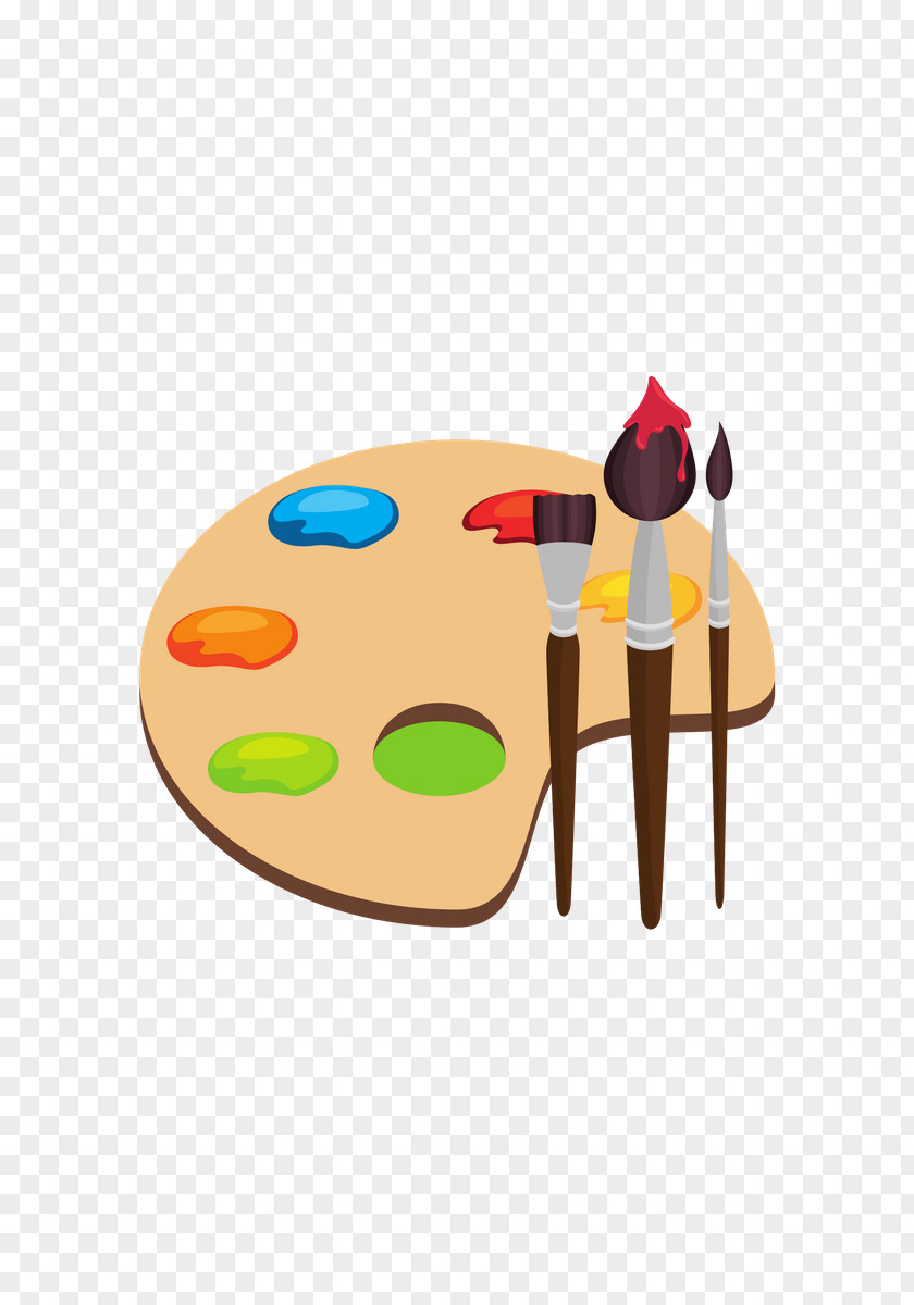 Watercolor Painting Paintbrush School Paint Clip Art PNG