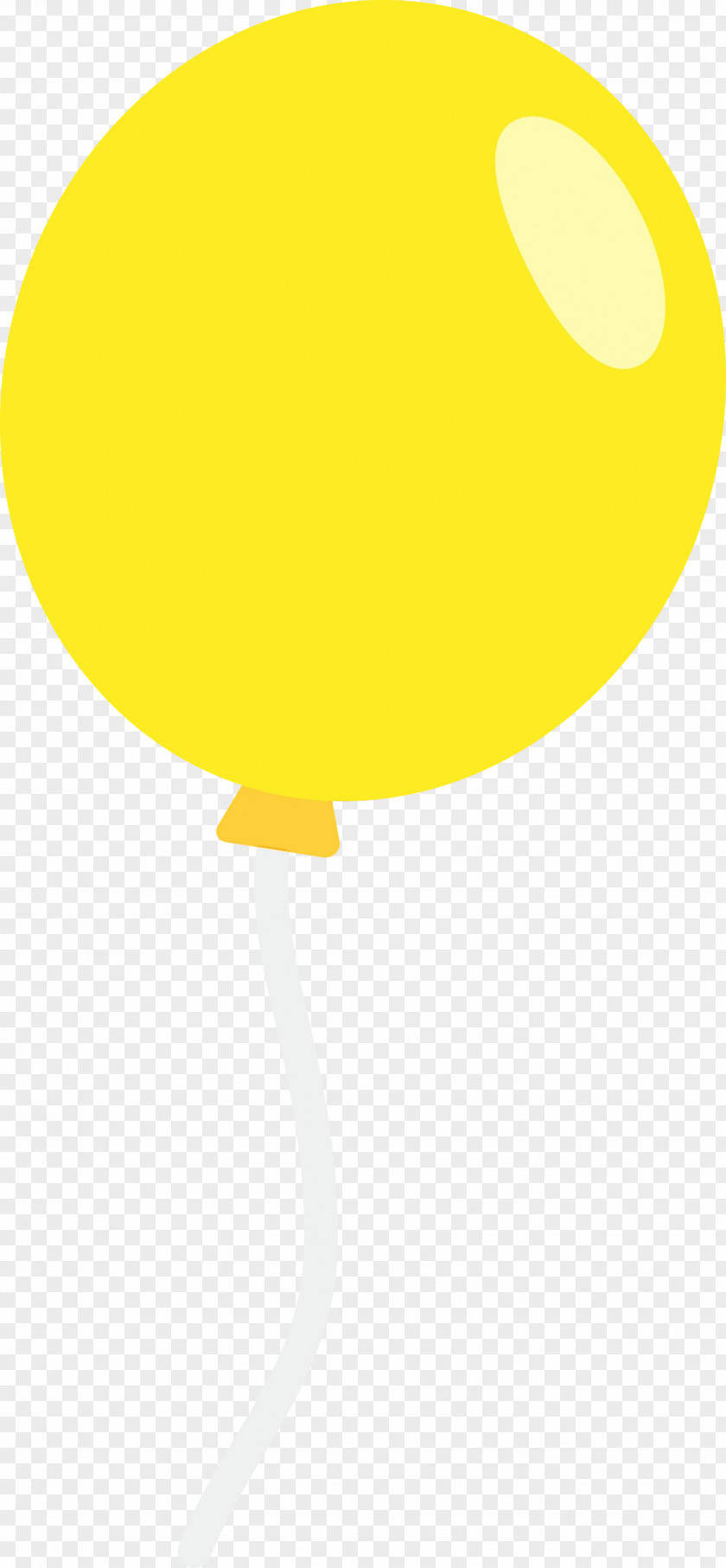 Yellow Balloon PNG