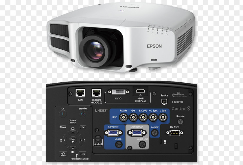 Multimedia Projectors 3LCD WUXGA 1080p Epson PowerLite PRO G7000W LCD Projector PNG
