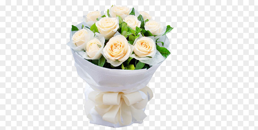 White Roses Flower Arrangement Champagne Beach Rose U9001u82b1 Nosegay Gift PNG