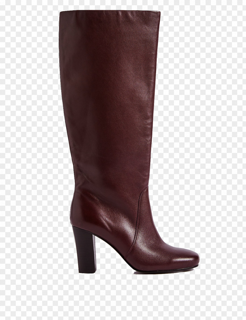 Boot Riding Suede Leather High-heeled Shoe PNG