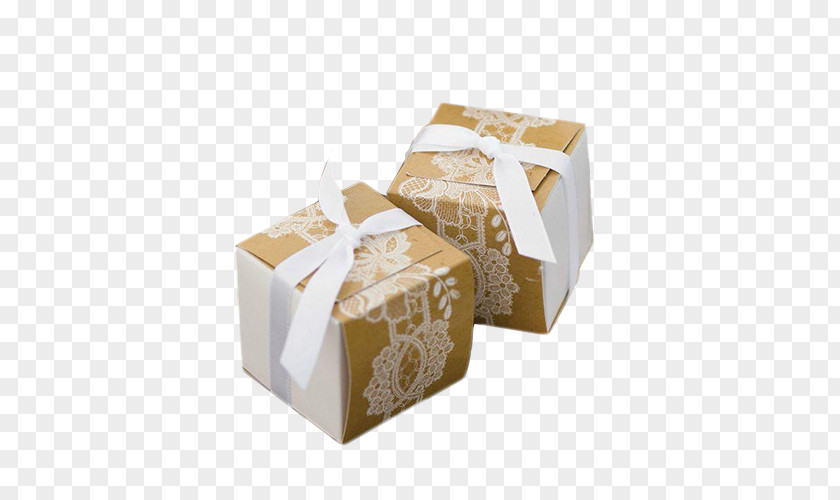 Box Kraft Paper Bomboniere Wedding PNG