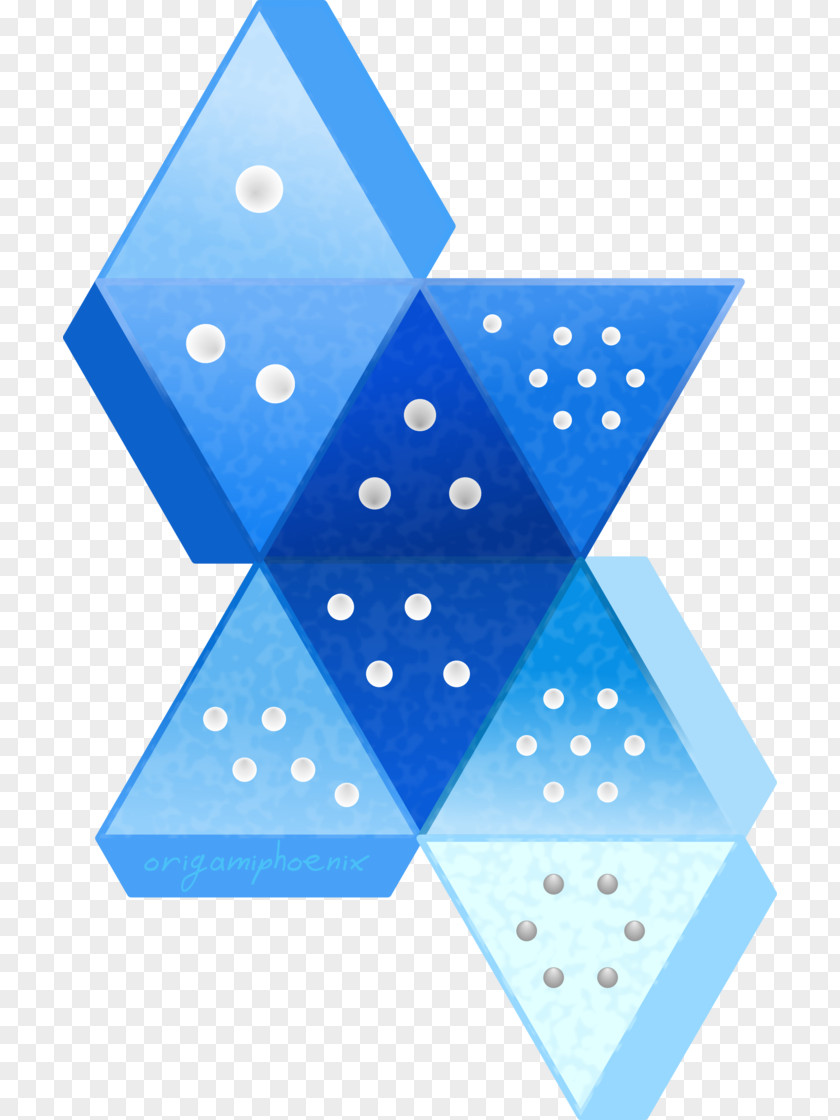 Dice Paper Model Fluorite Cube Material PNG
