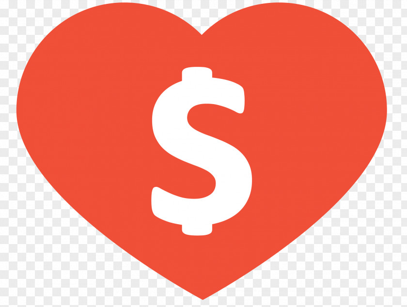 Love Text Heart Dollar Sign United States Currency Symbol One-dollar Bill PNG