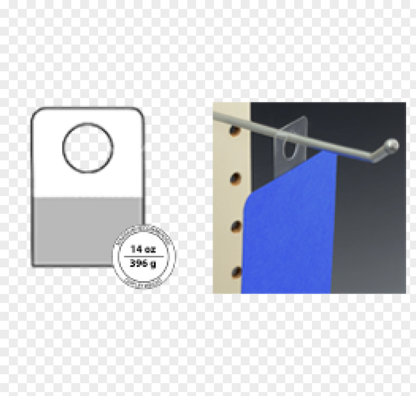 Shelf Talker Lock Angle Material PNG