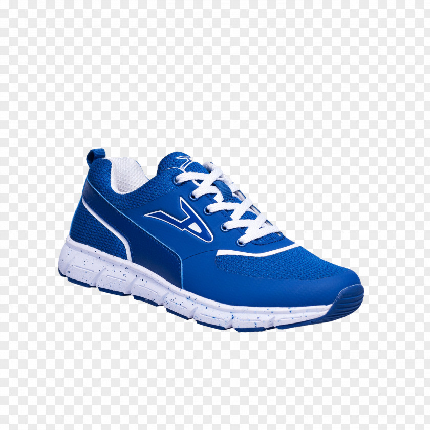 Asperen Sneakers Cobalt Blue Shoe White PNG