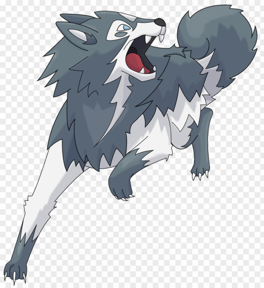 Emo Wolf Drawings Spike Pokémon Sun And Moon Types Houndoom PNG