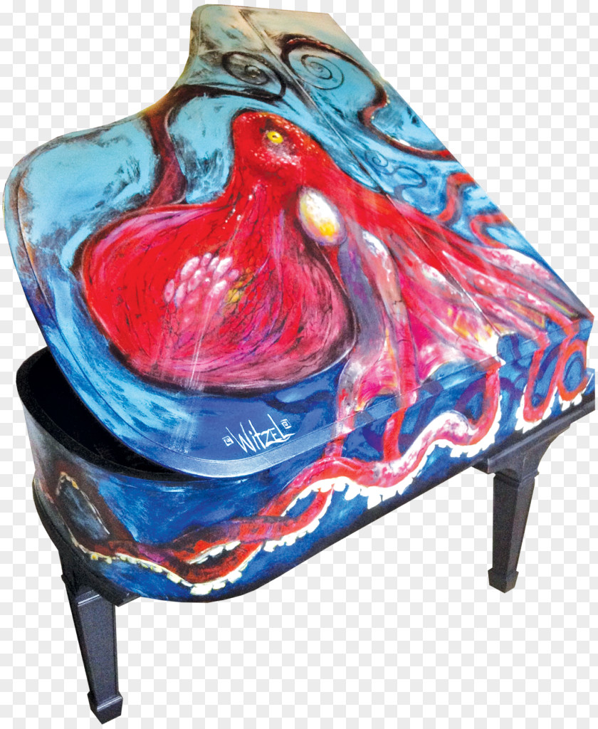 Hand-painted Piano Furniture PNG