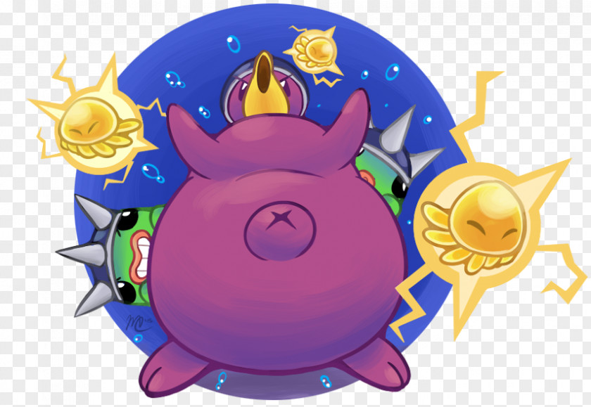 Kirby Mass Attack Boss Video Game Fan Art PNG