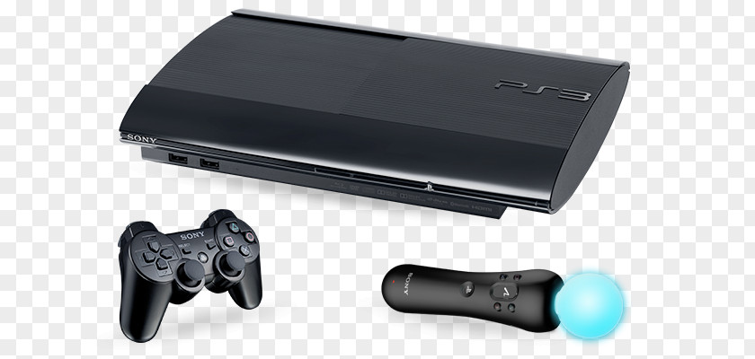 Playstation PlayStation 3 4 Black Video Game Consoles PNG
